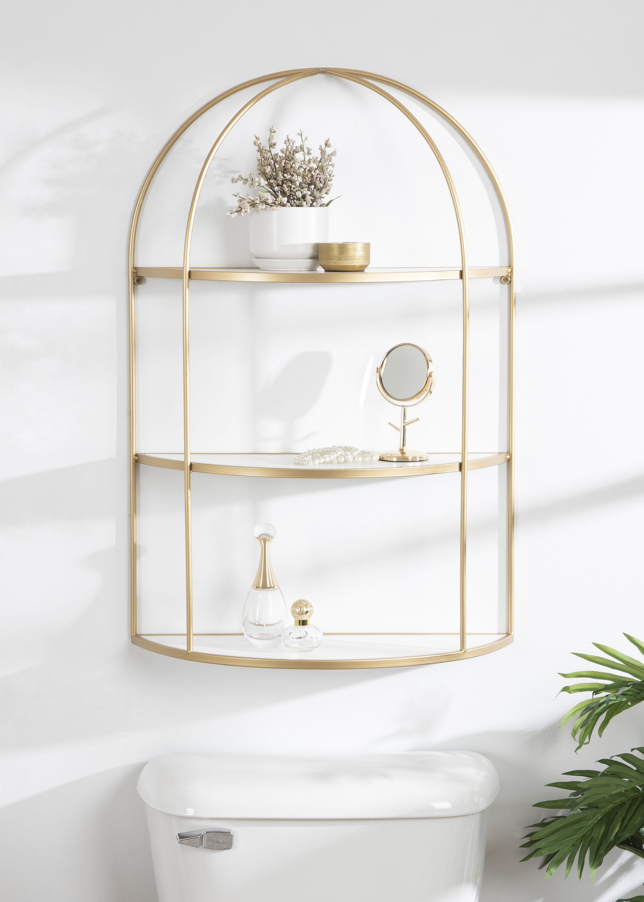 Everly Quinn Orosi 3 Piece Oval Accent Shelf Reviews Wayfair